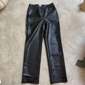 Aritzia Wilfred Melina Leather Pants